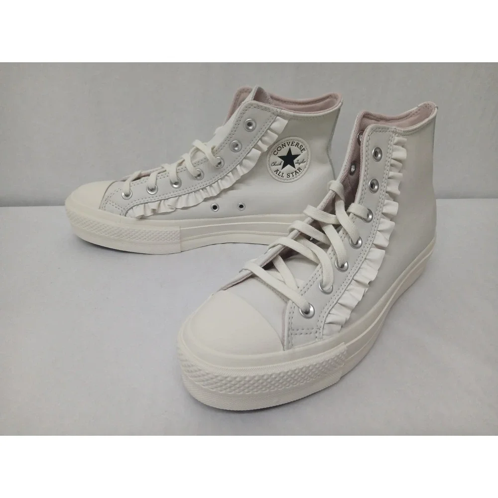 Converse Womens Chuck Taylor All Star Lift HI Sneakers A13388C Vint White Sz 9.5 - Picture 3 of 10
